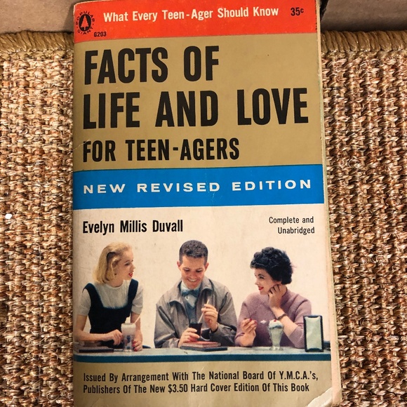 1957 Facts of Life and Love for Teen-Agers, Revised Edition, paperback book - Picture 1 of 6